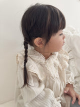 Wing shirring blouse