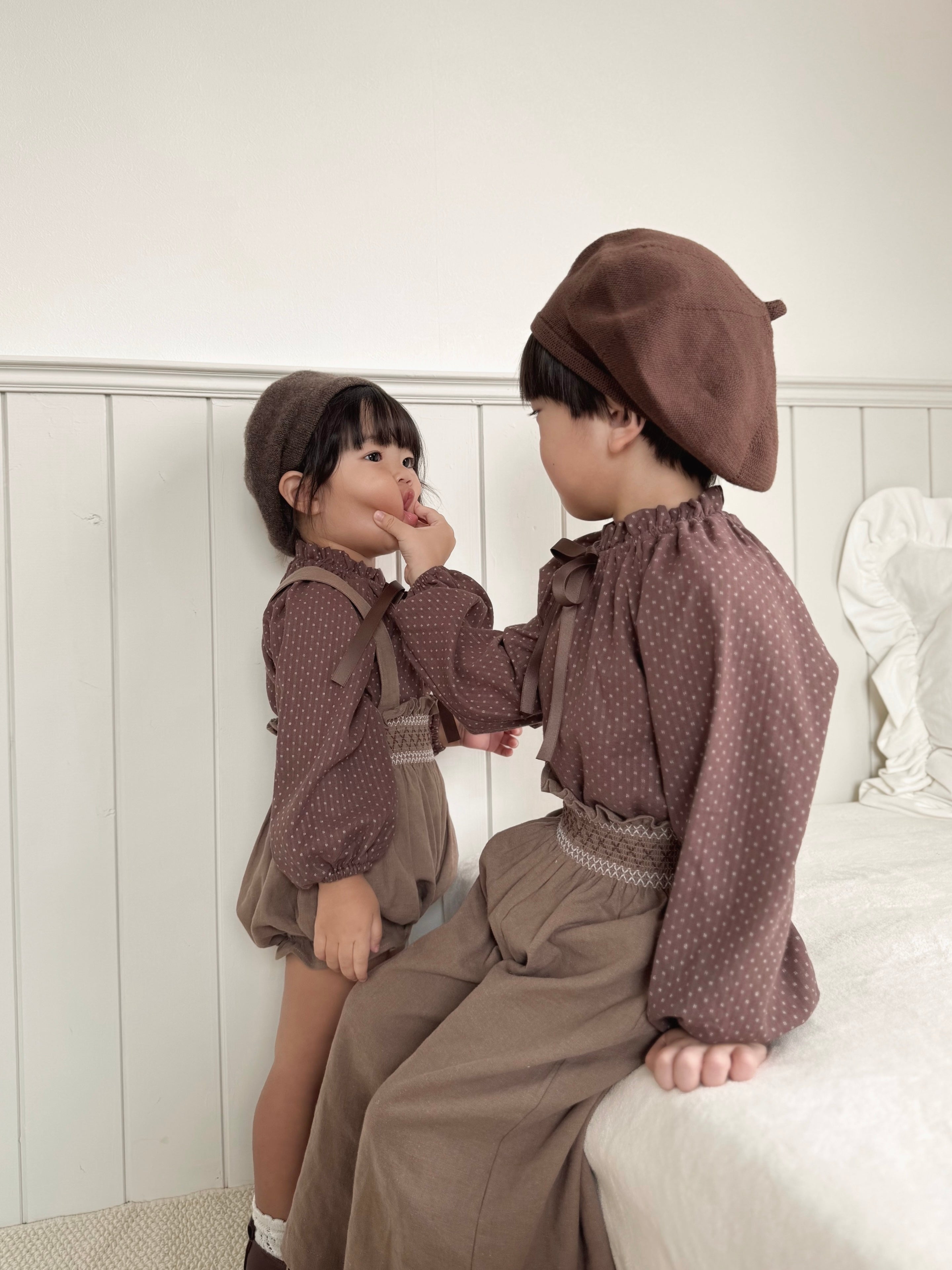 Manou smock rompers