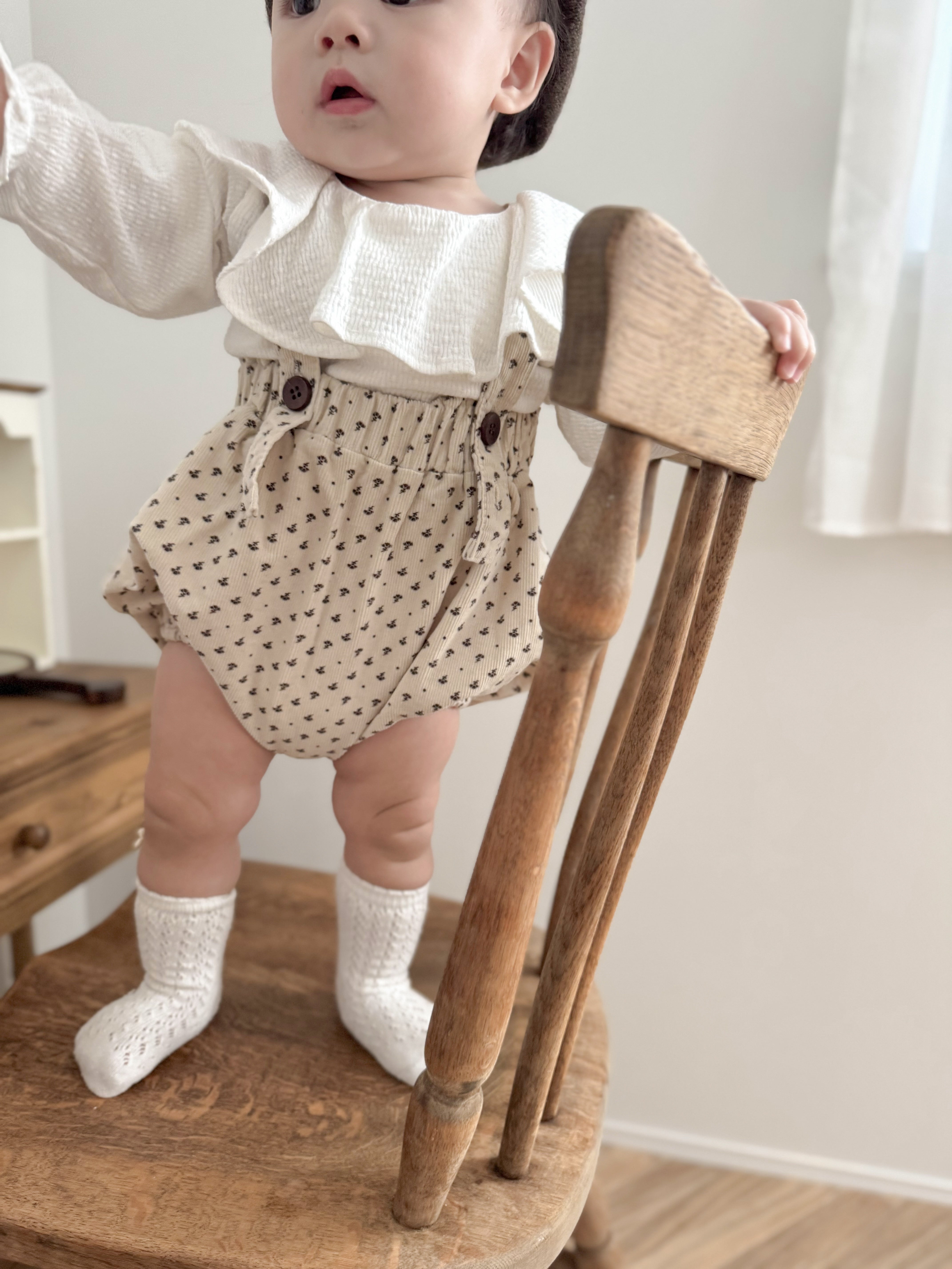 Retro suspender bloomer