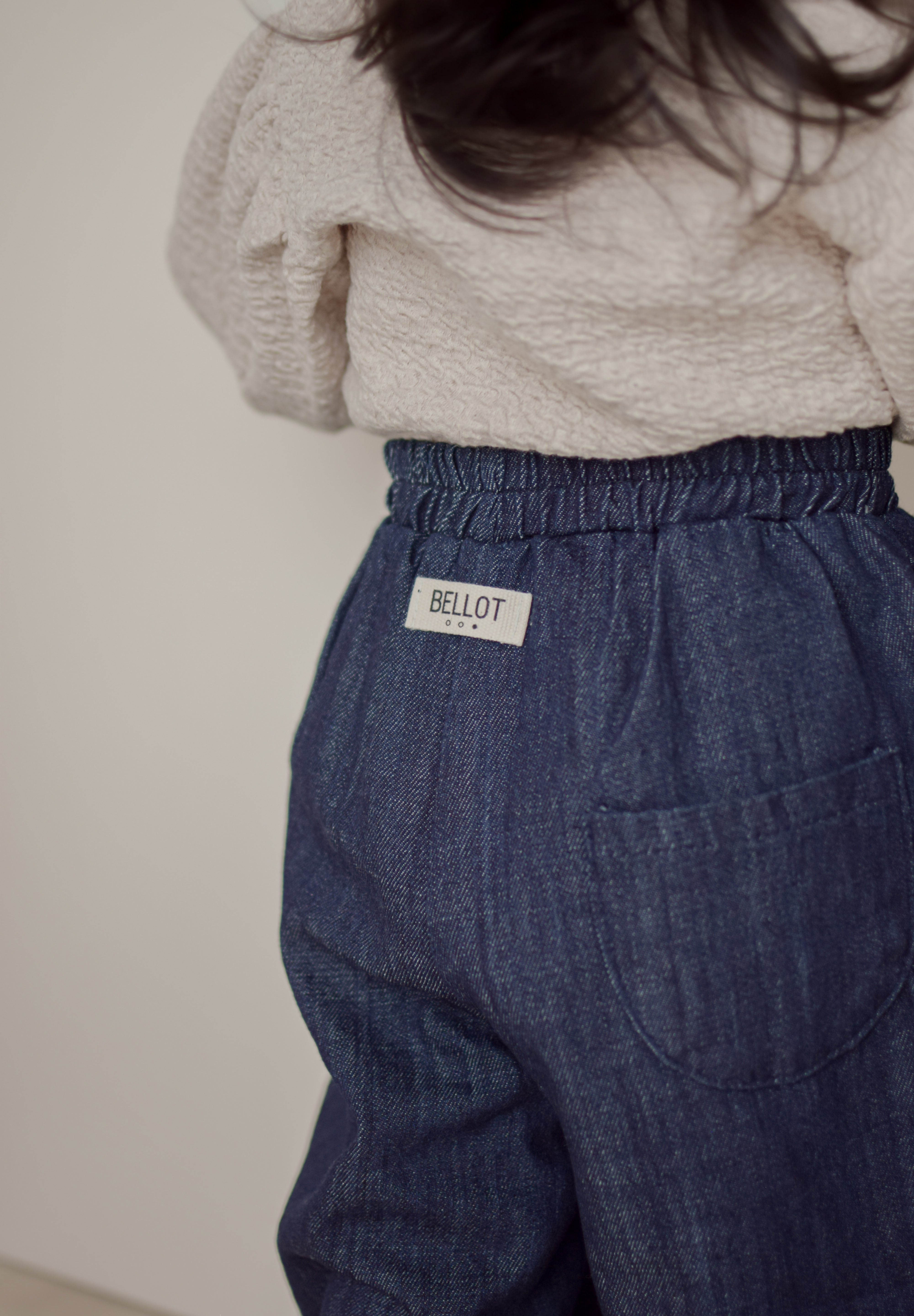 Bebe natural denim pants