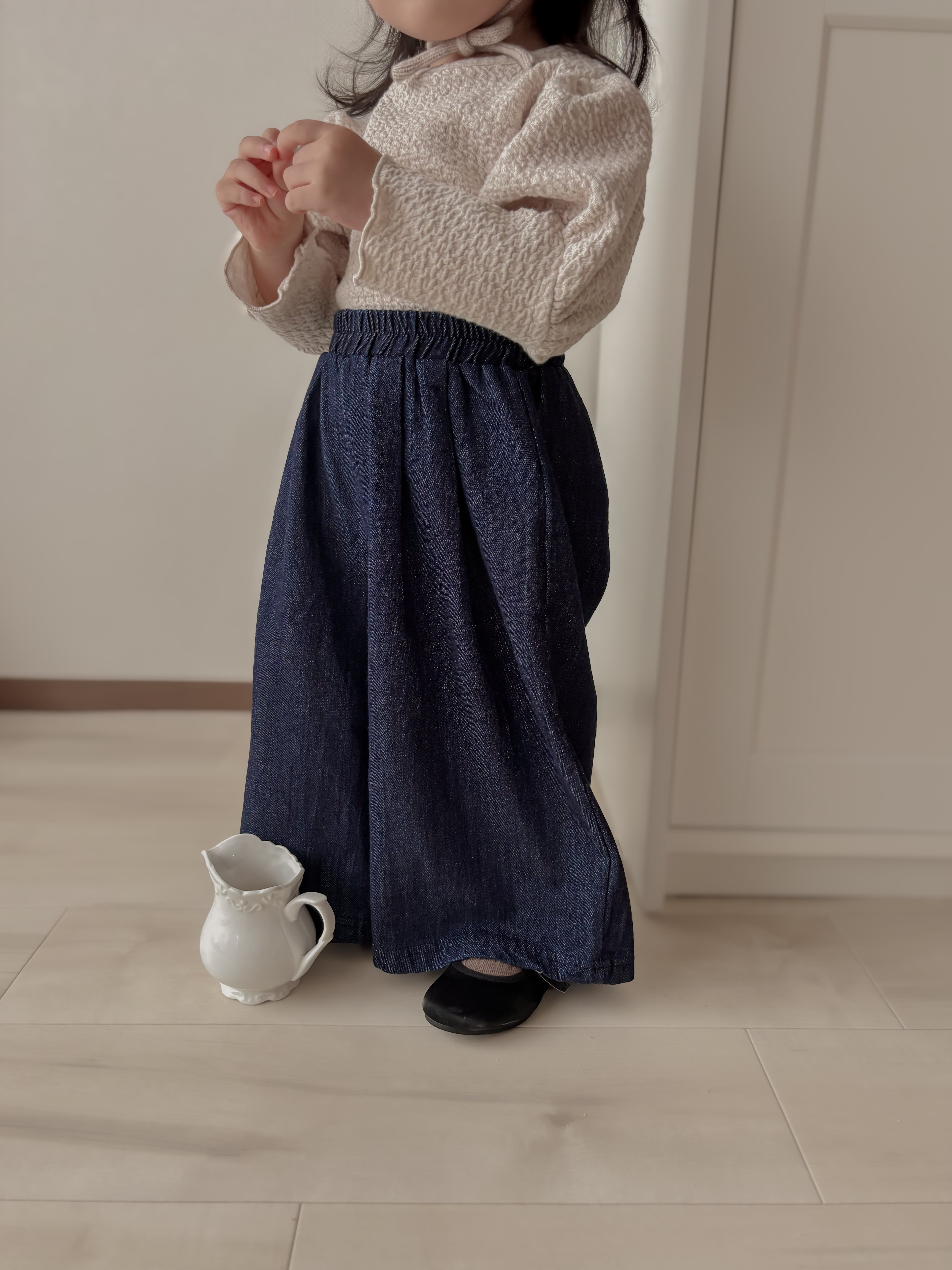 Bebe natural denim pants
