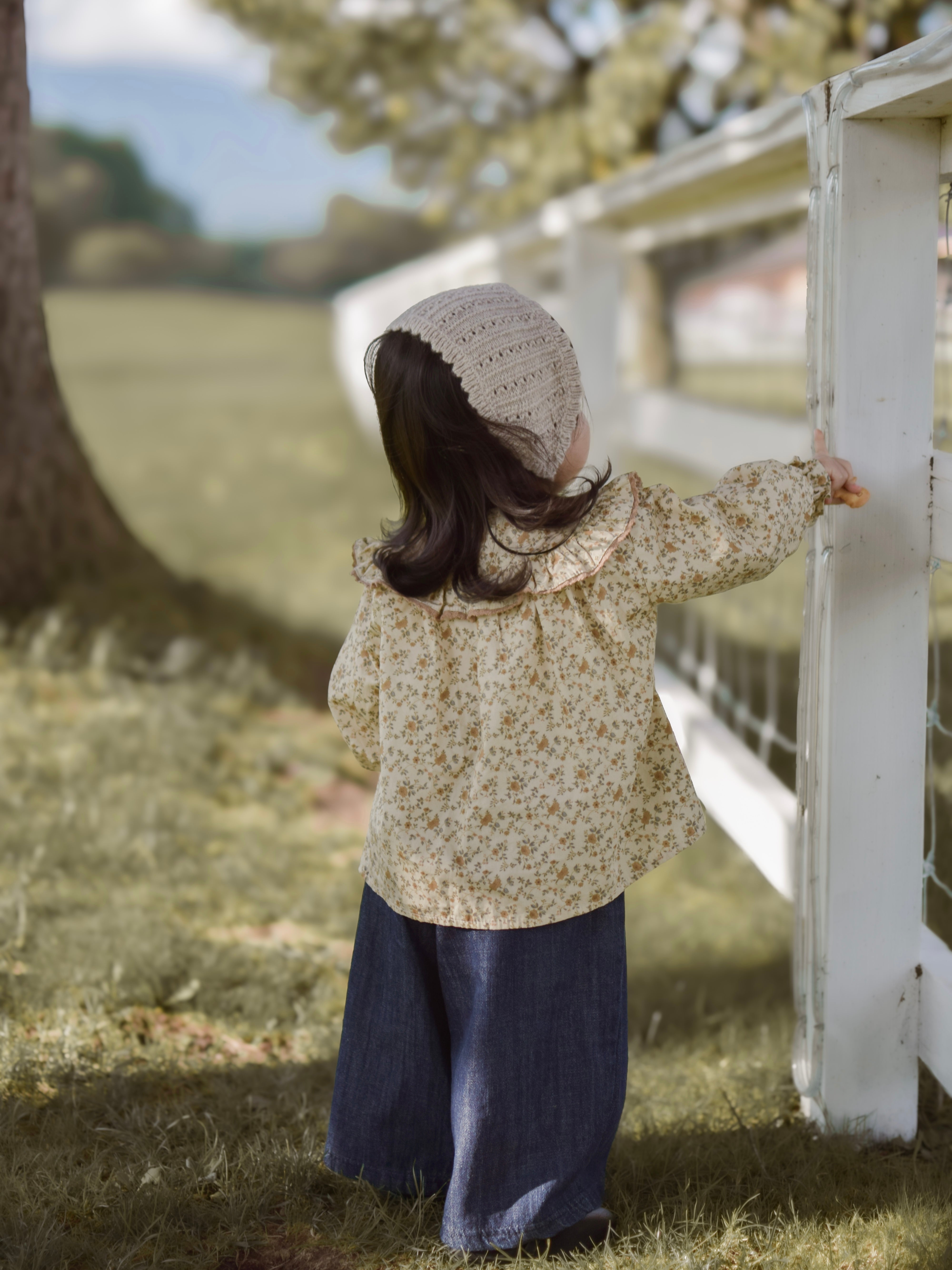 Bebe knit bonnet