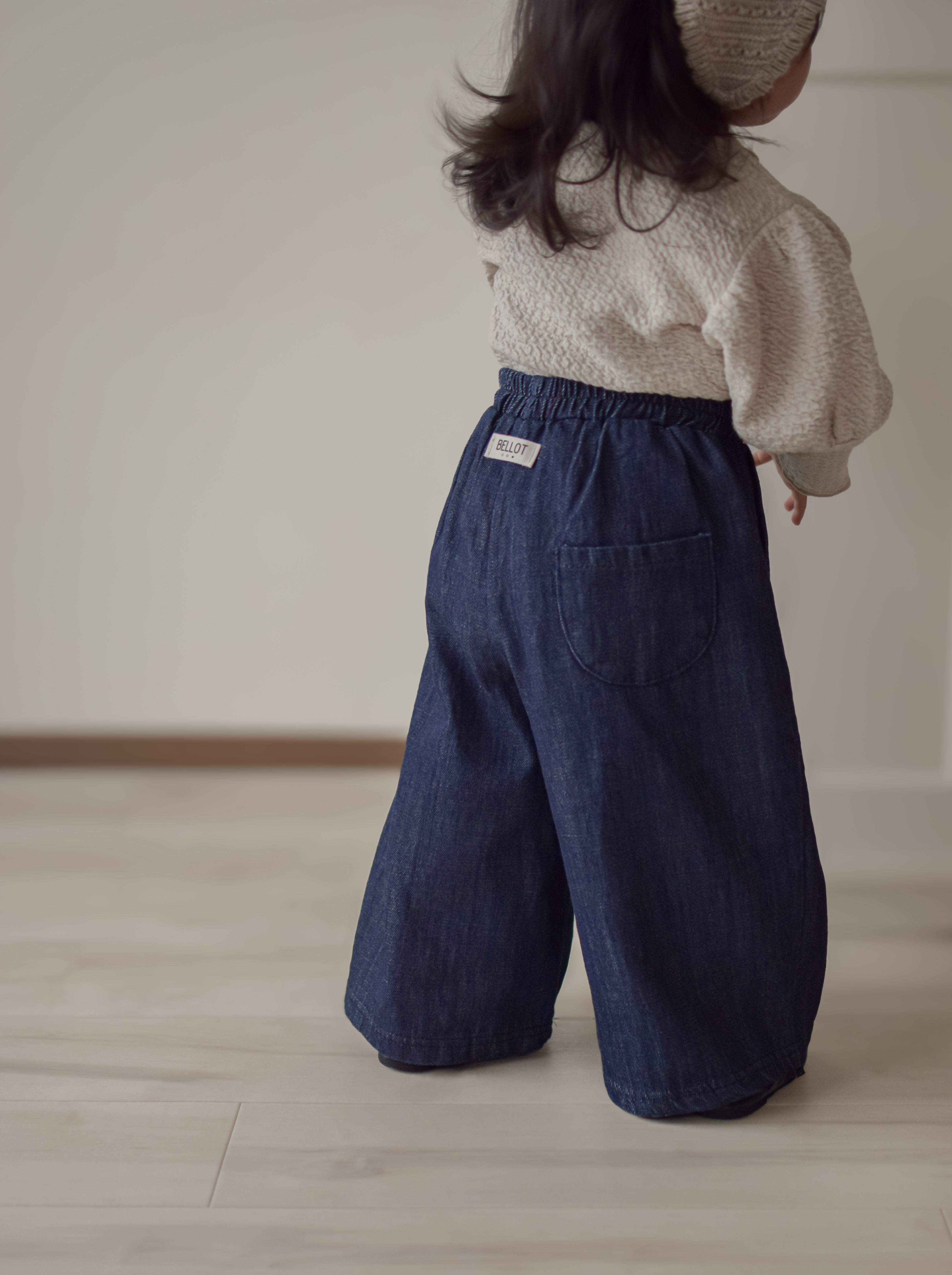 Bebe natural denim pants