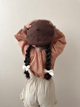 Corduroy frill pants