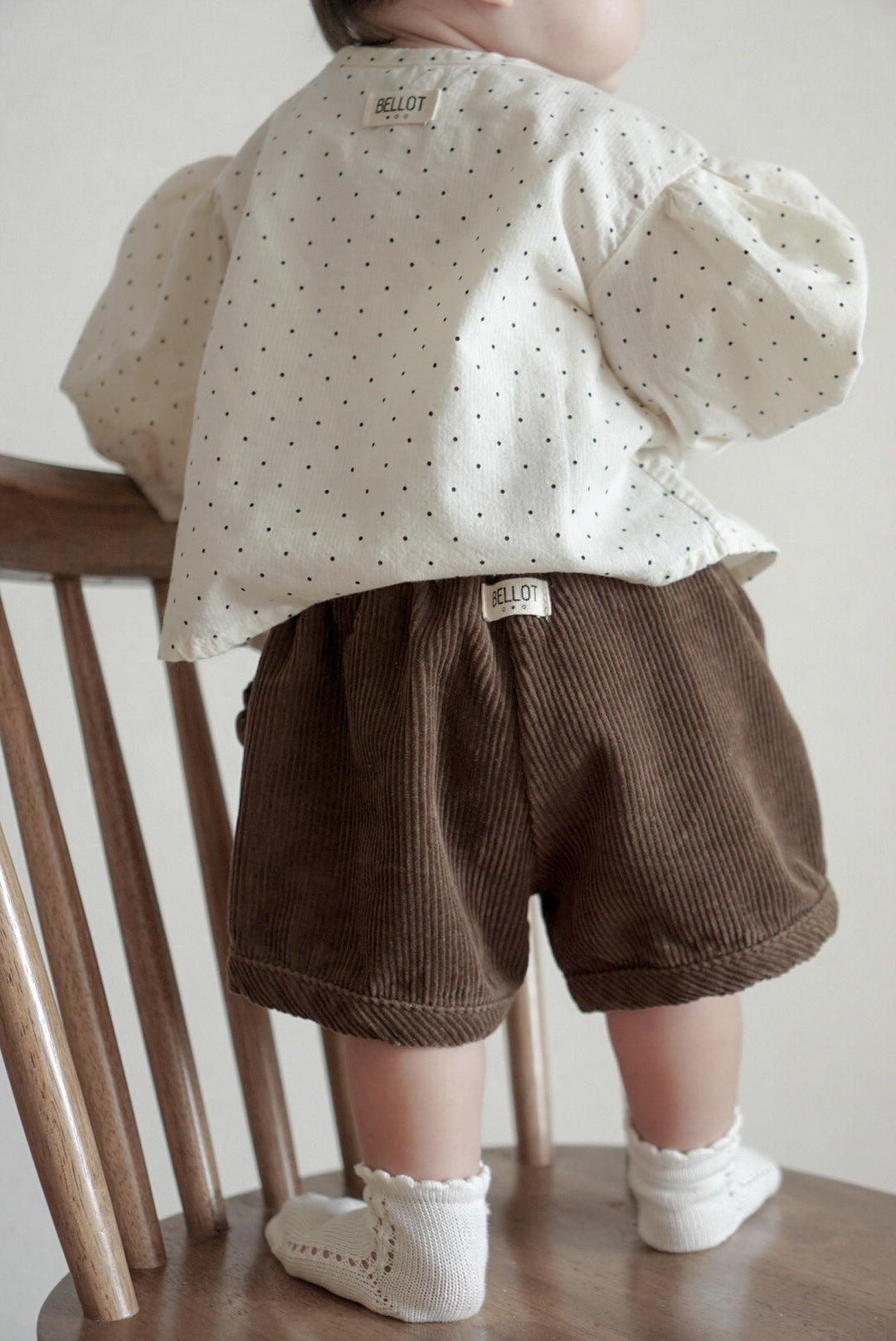 Bebe bonbon dot blouse