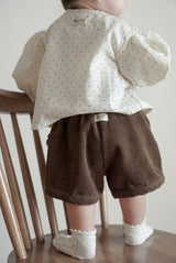 Bebe bonbon dot blouse