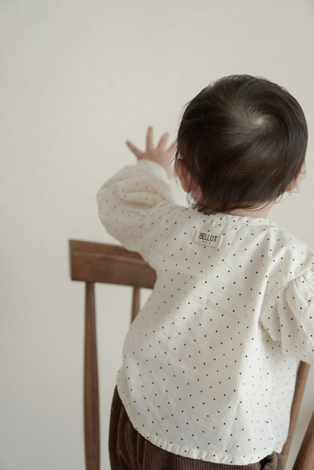 Bebe bonbon dot blouse
