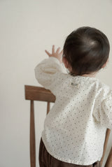 Bebe bonbon dot blouse