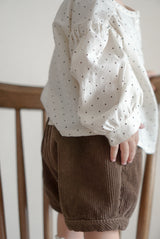 Bebe bonbon dot blouse