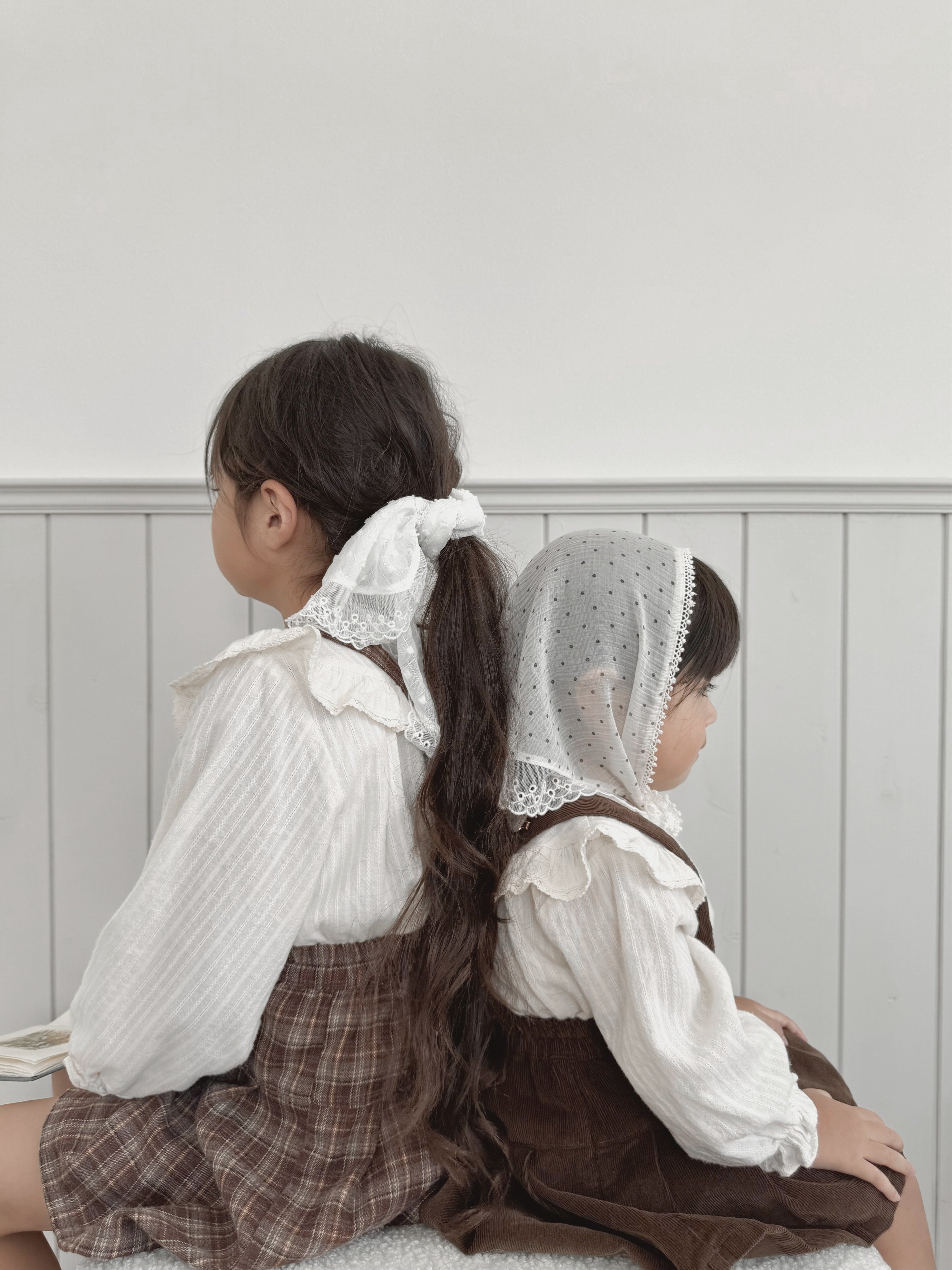 Wing shirring blouse