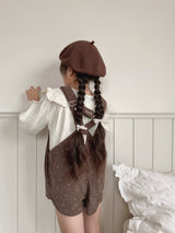 Wing shirring blouse