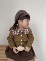 Pleats suspender skirt
