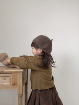 Pleats suspender skirt