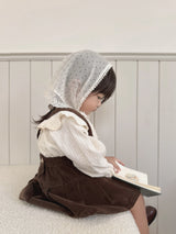 Wing shirring blouse
