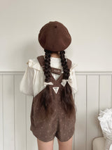 Wing shirring blouse