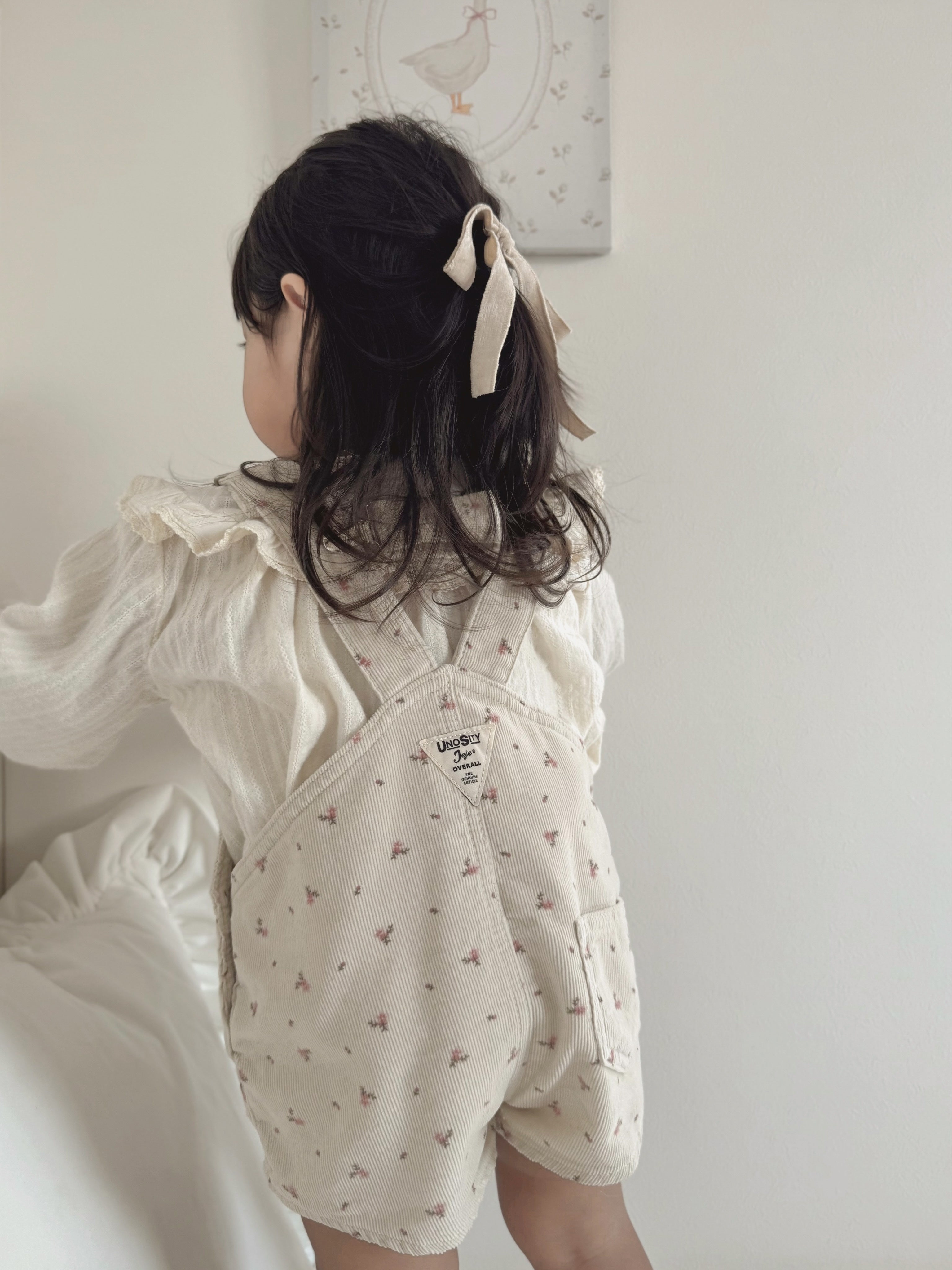 Wing shirring blouse