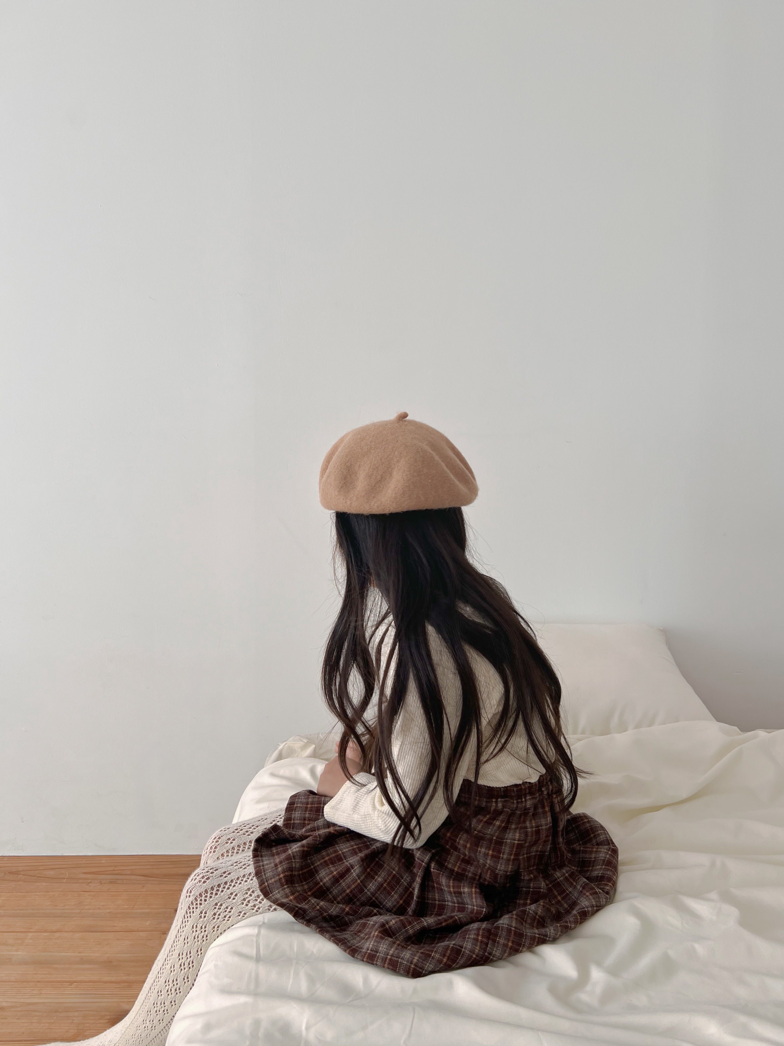 Pleats suspender skirt