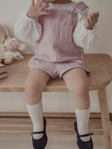 Corduroy berry short overall (normal)