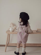 Corduroy berry short overall (normal)