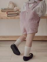 Corduroy berry short overall (normal)
