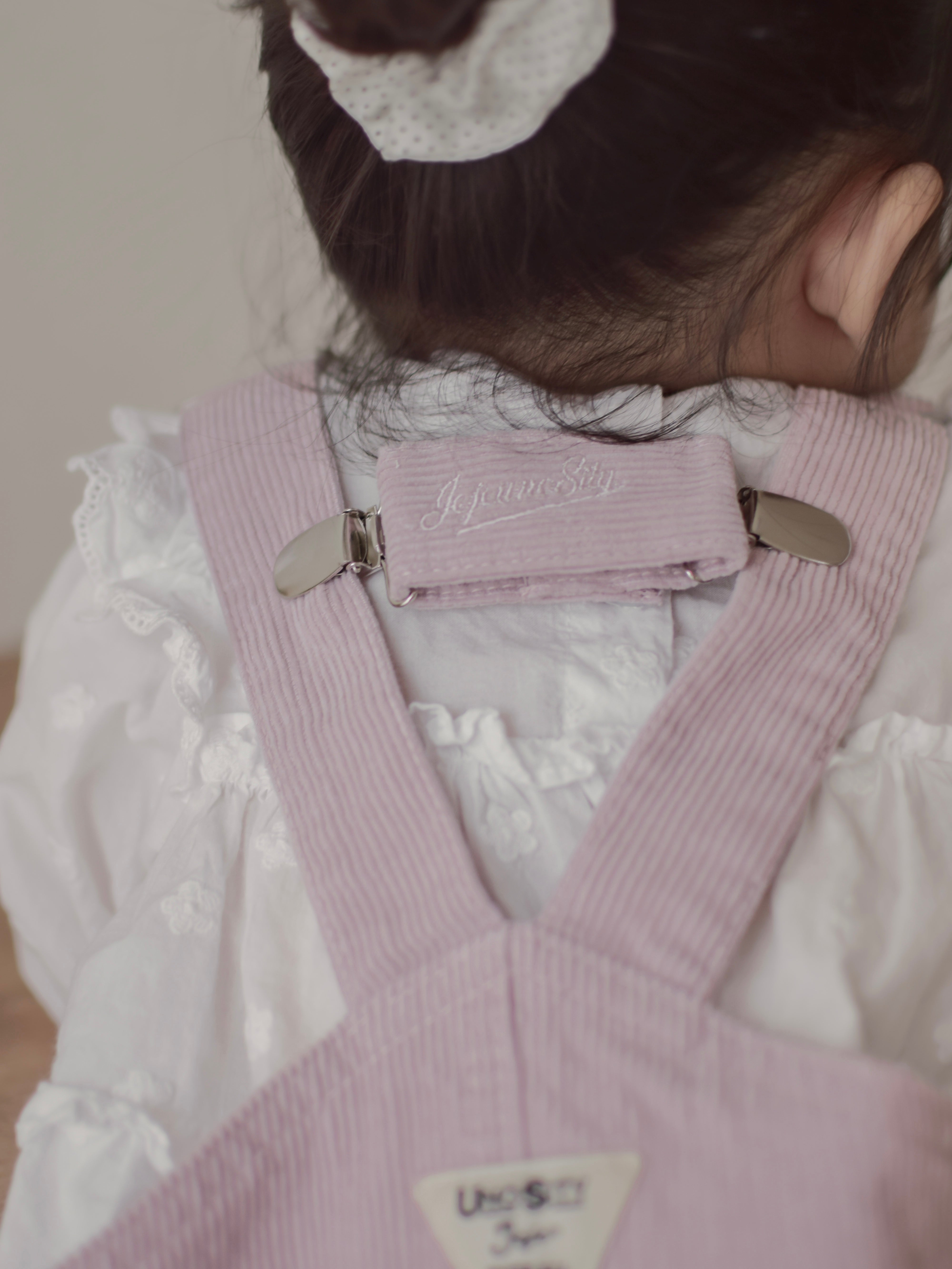 Corduroy berry short overall (normal)