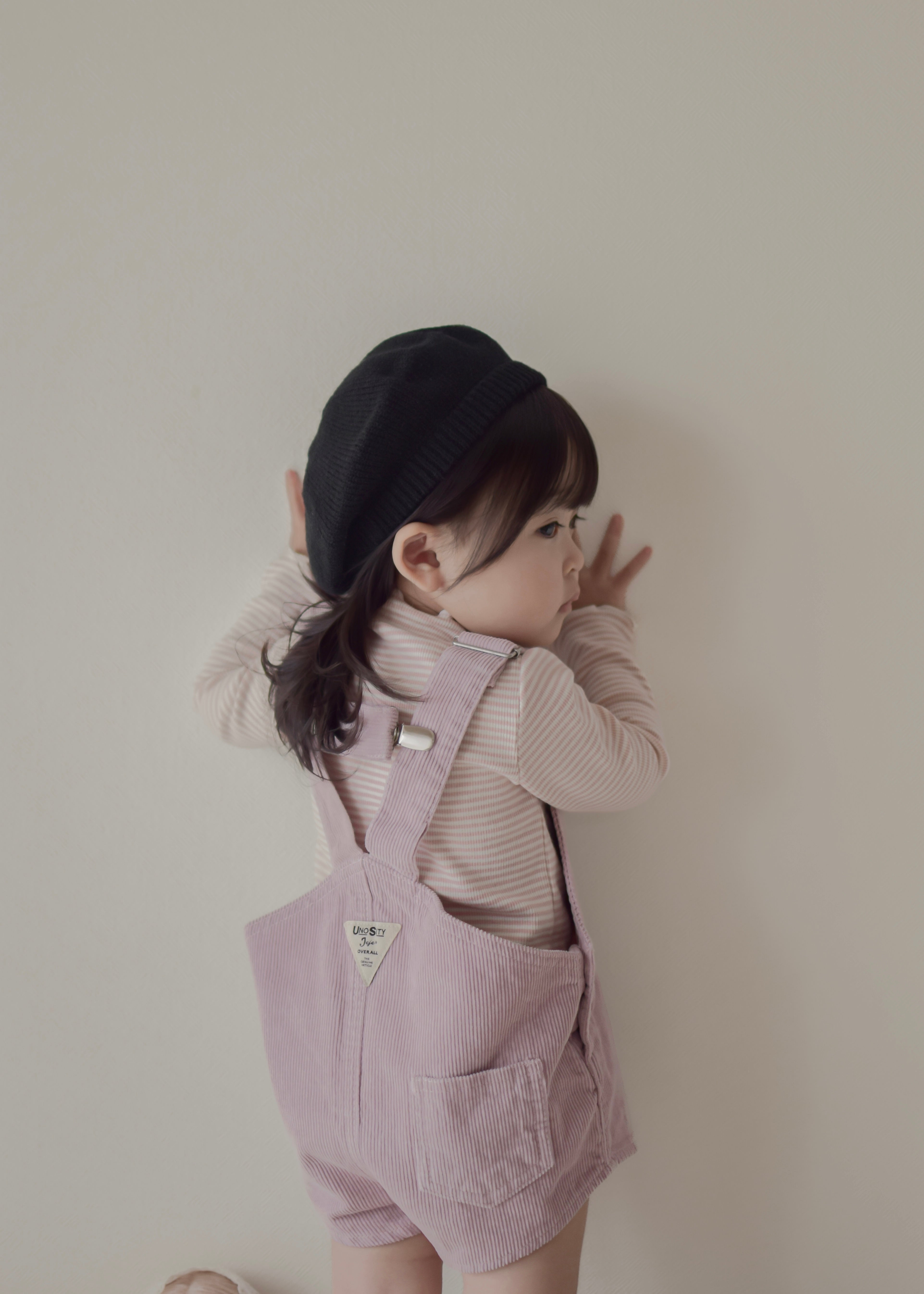 Corduroy berry short overall (normal)