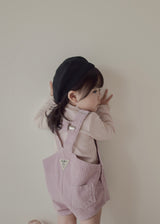 Corduroy berry short overall (normal)