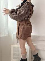 Camel wrap skirt pants