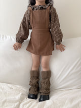 Camel wrap skirt pants