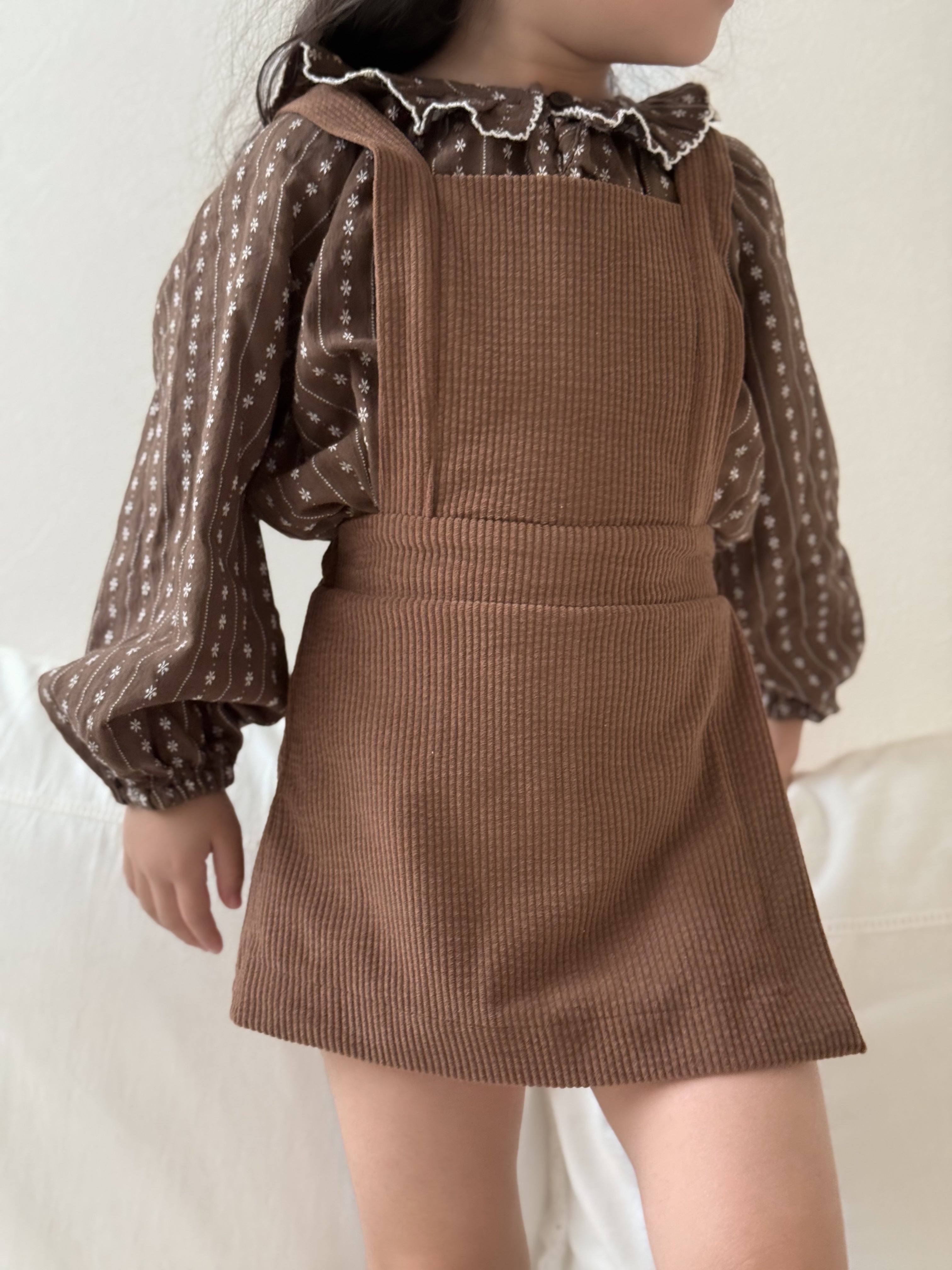 Camel wrap skirt pants