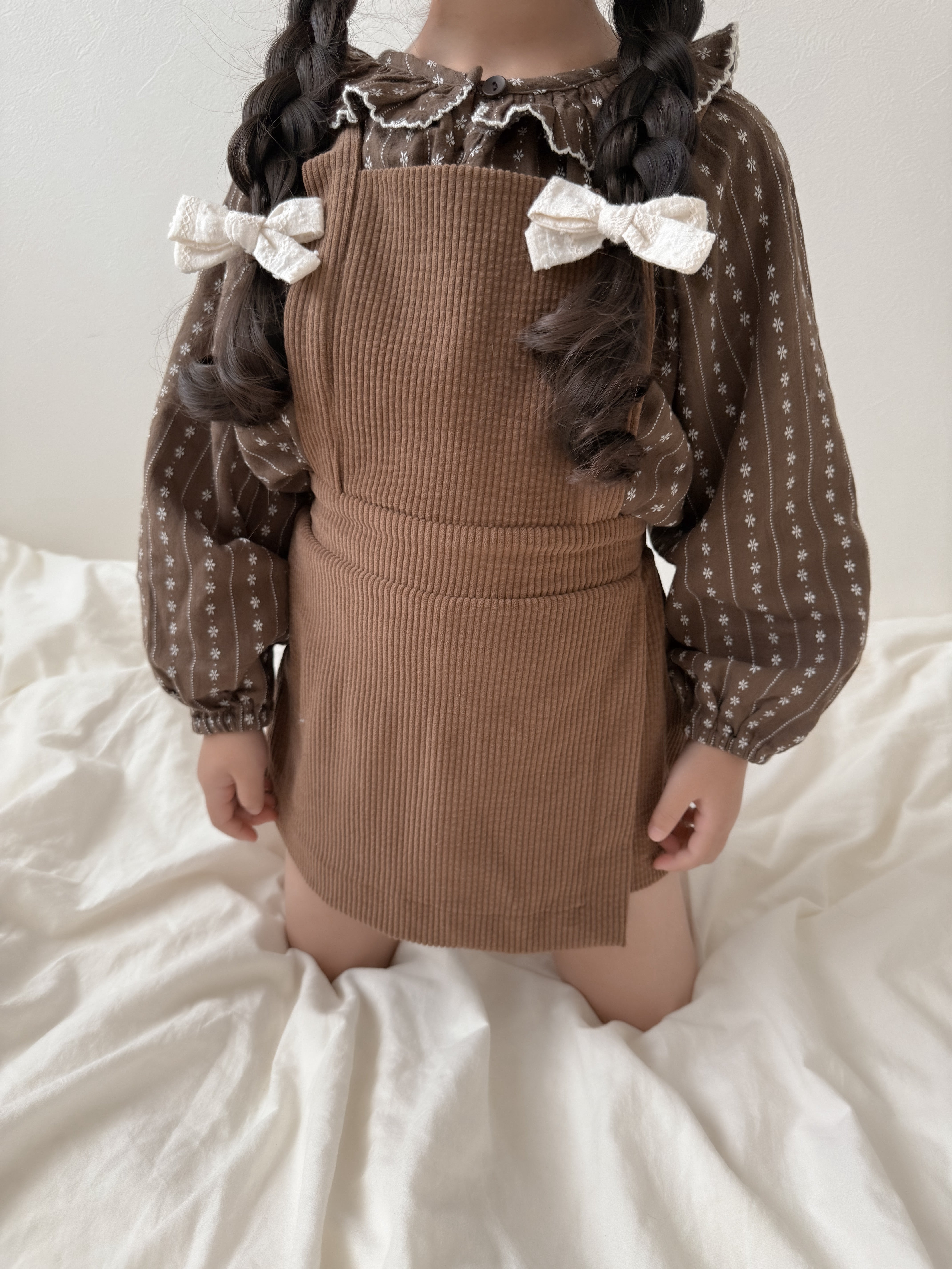 Camel wrap skirt pants