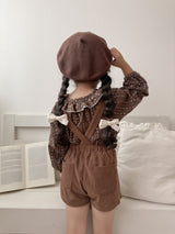 Camel wrap skirt pants