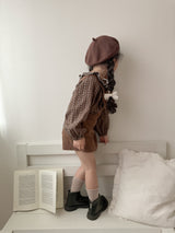 Camel wrap skirt pants