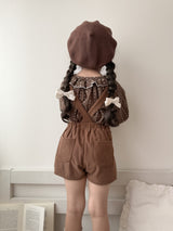 Camel wrap skirt pants