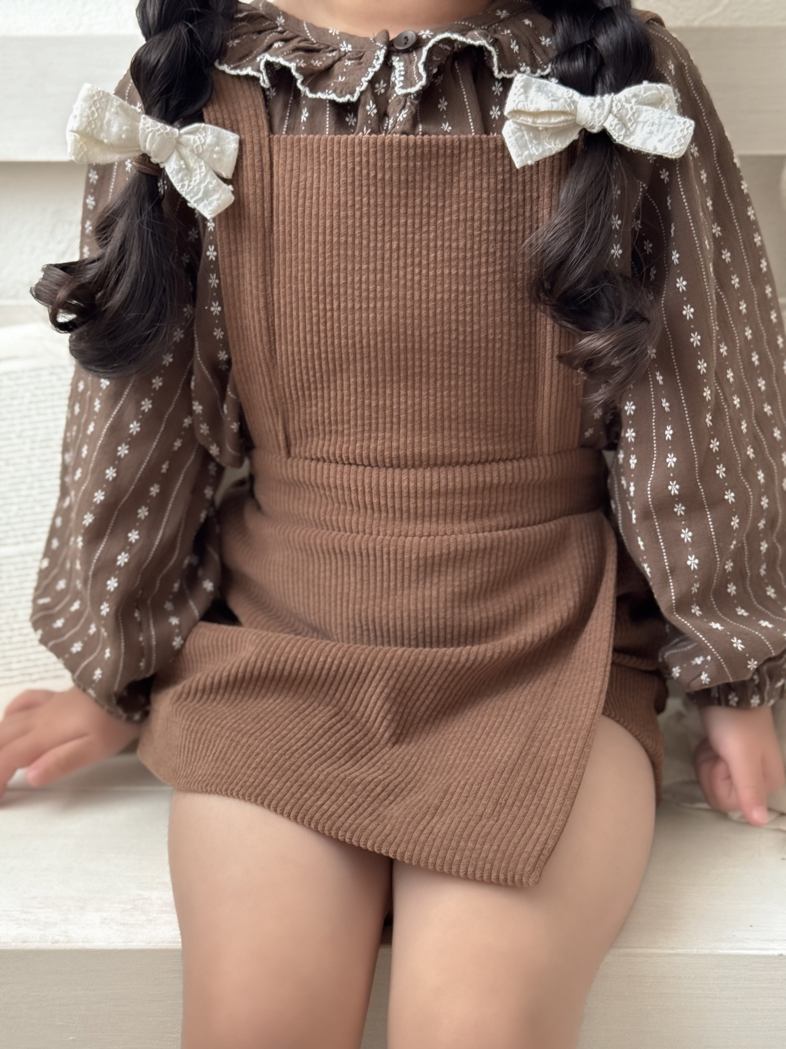 Camel wrap skirt pants