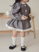 Odd check jacket