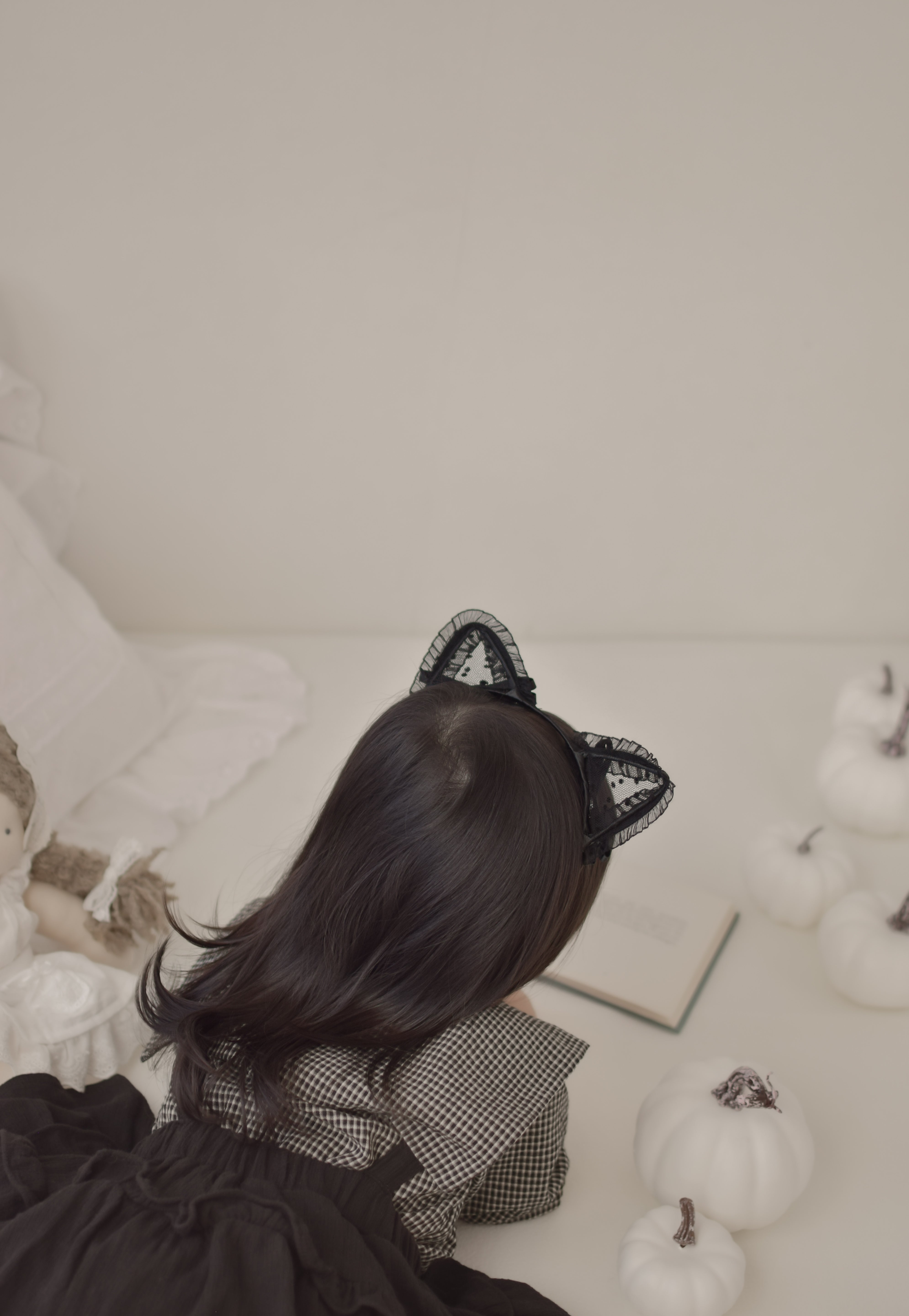 Black cat headband