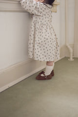Baba flower corduroy one-piece