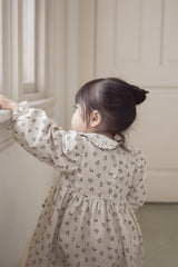 Baba flower corduroy one-piece