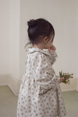 Baba flower corduroy one-piece