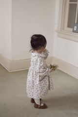 Baba flower corduroy one-piece