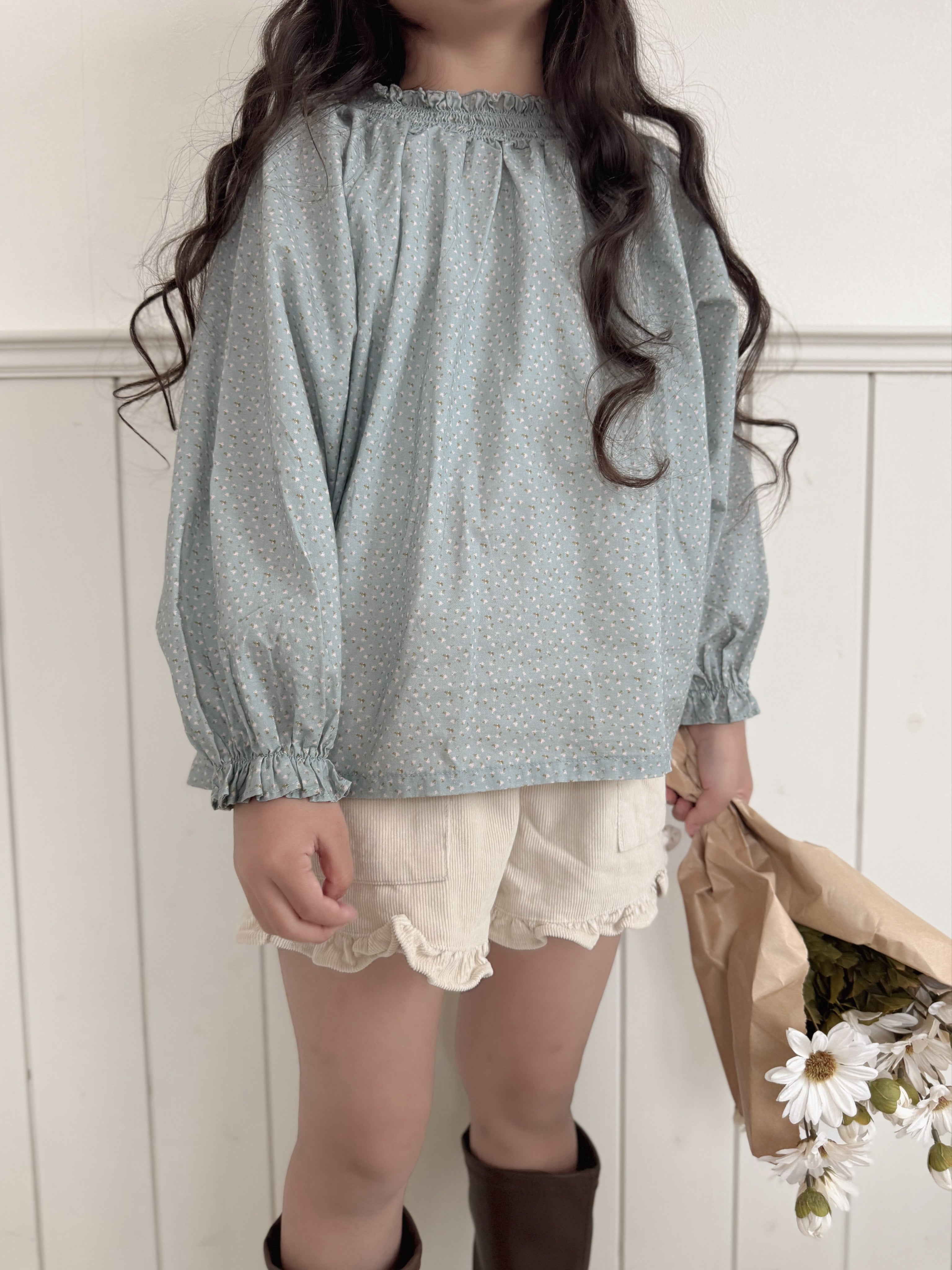 *Noeul.made* Gelato smock blouse