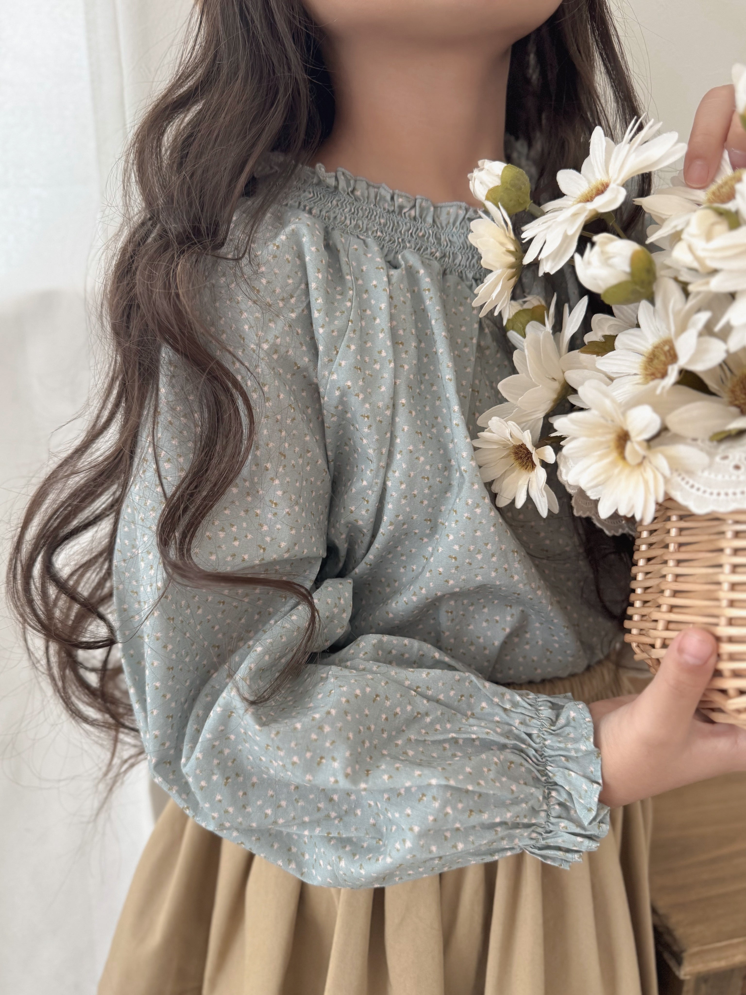 *Noeul.made* Gelato smock blouse