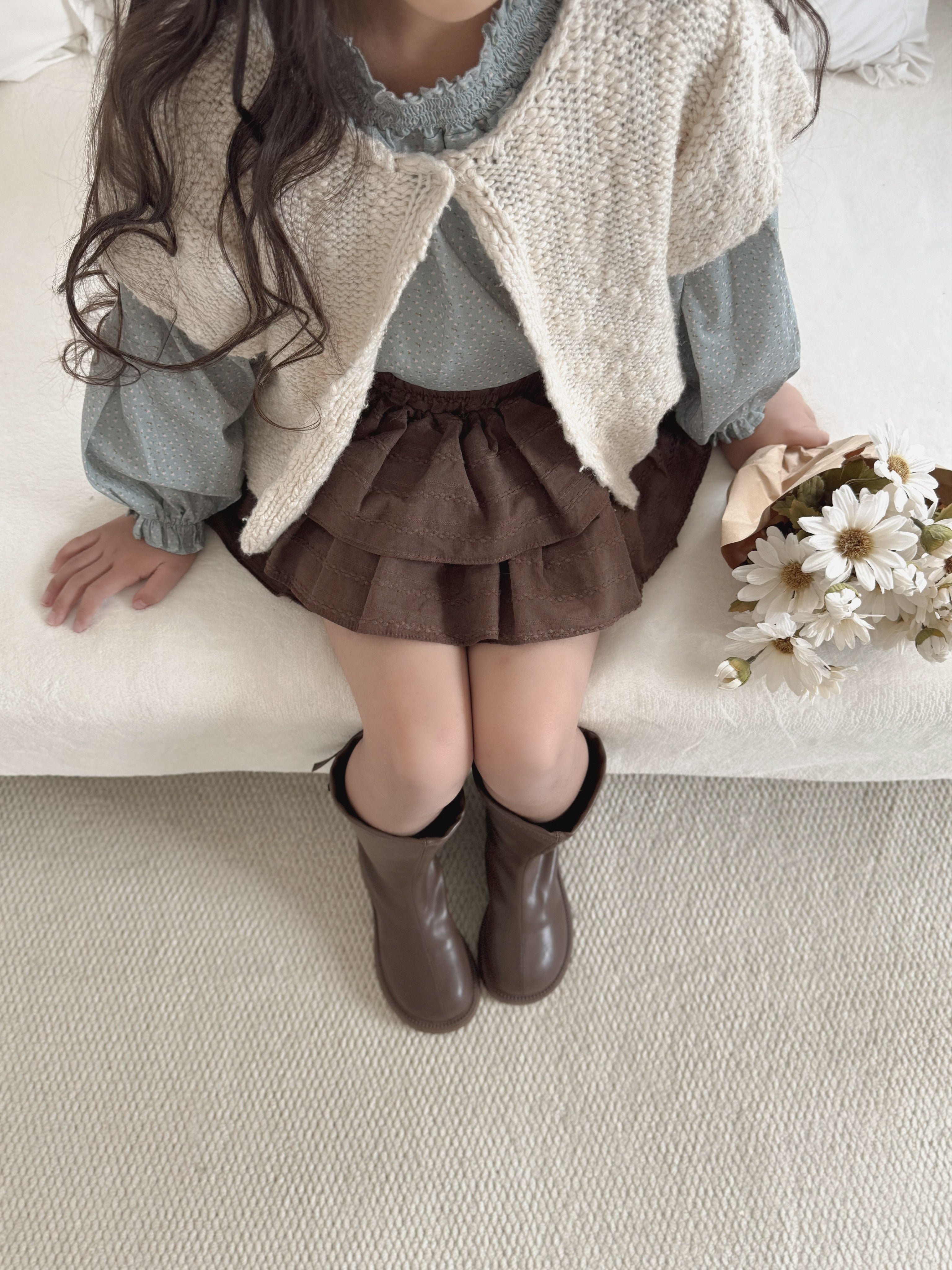 *Noeul.made* Gelato smock blouse
