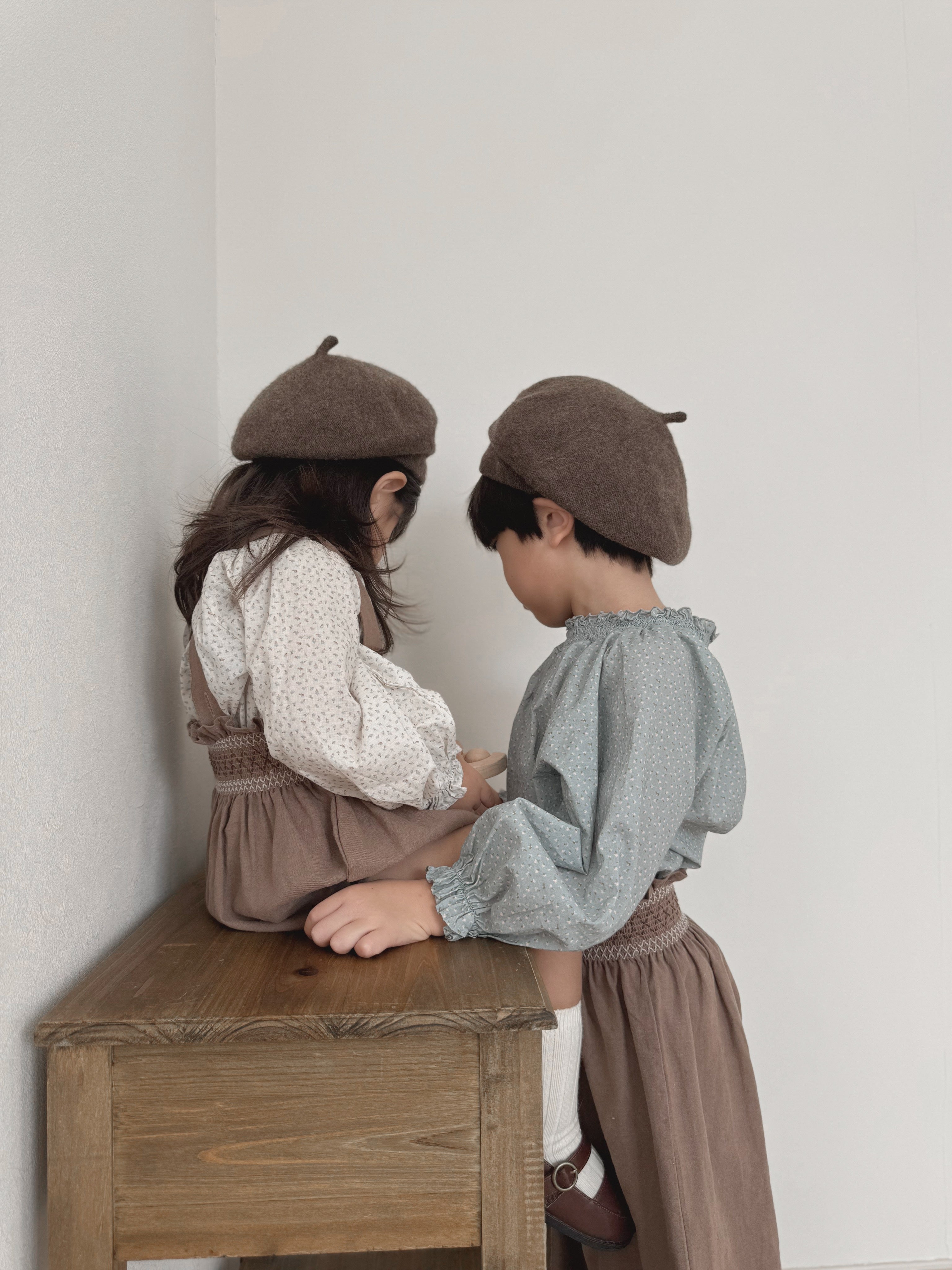 *Noeul.made* Gelato smock blouse