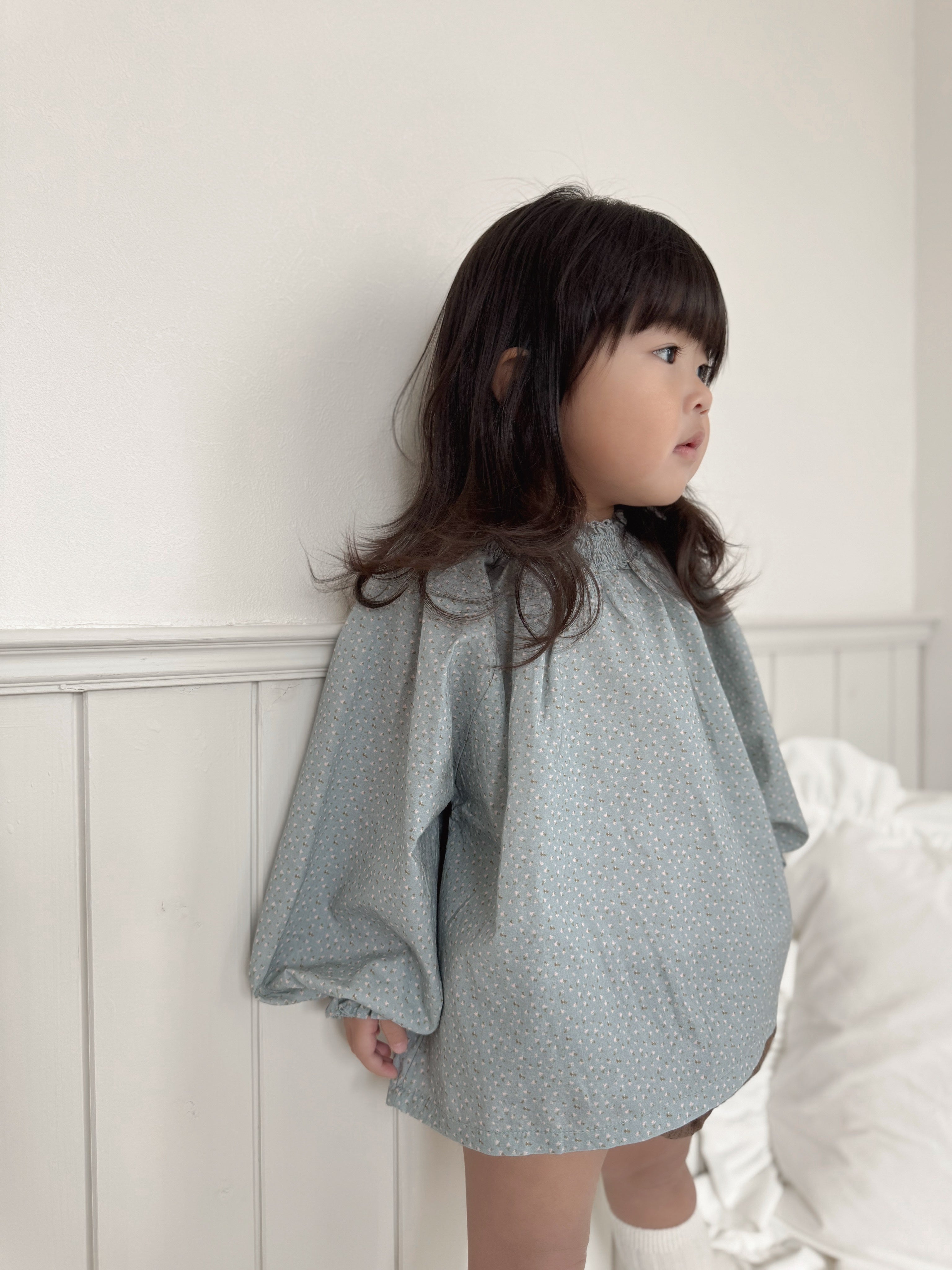 *Noeul.made* Gelato smock blouse