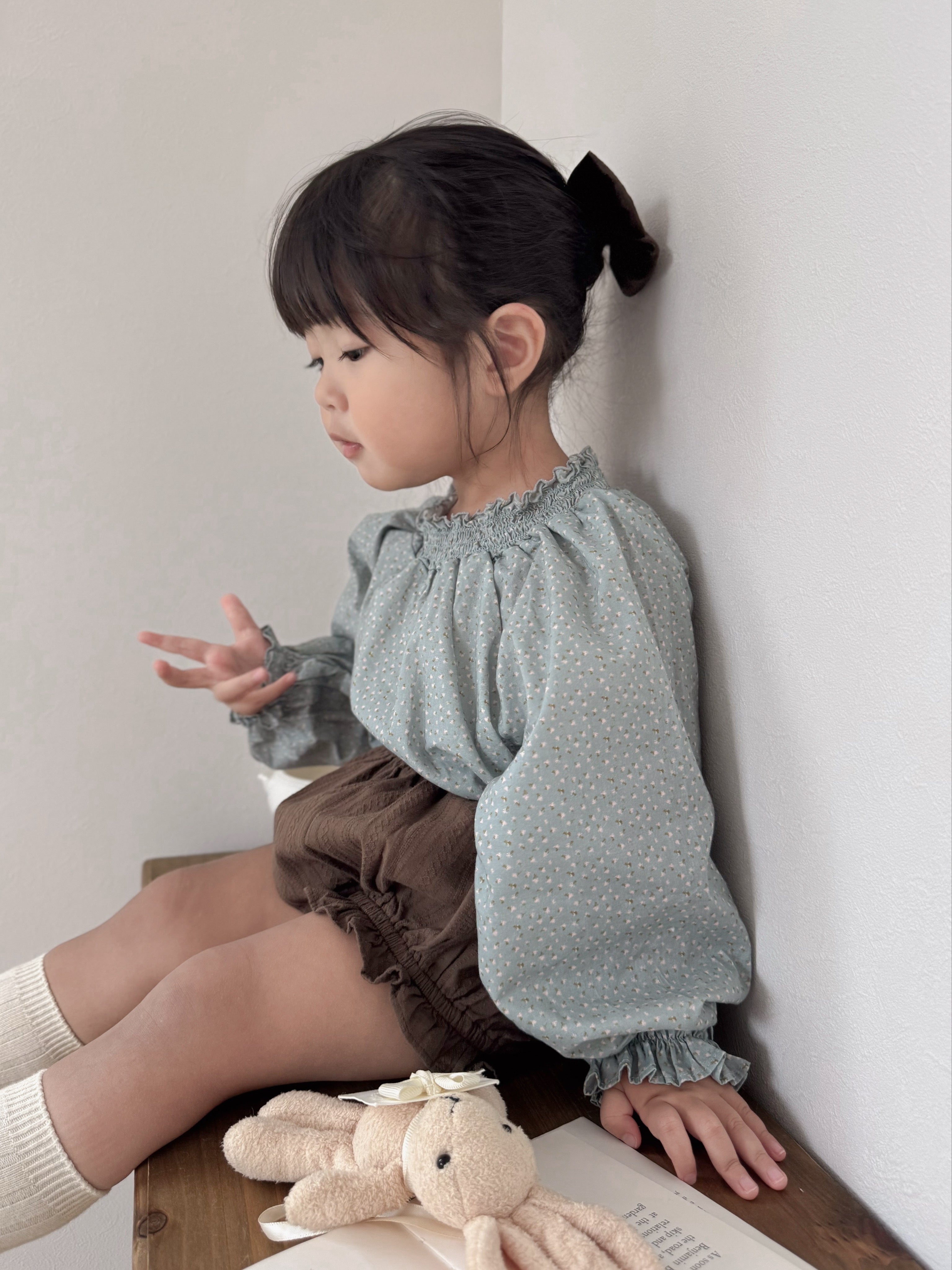 *Noeul.made* Gelato smock blouse