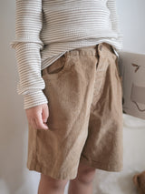 Corduroy span pants