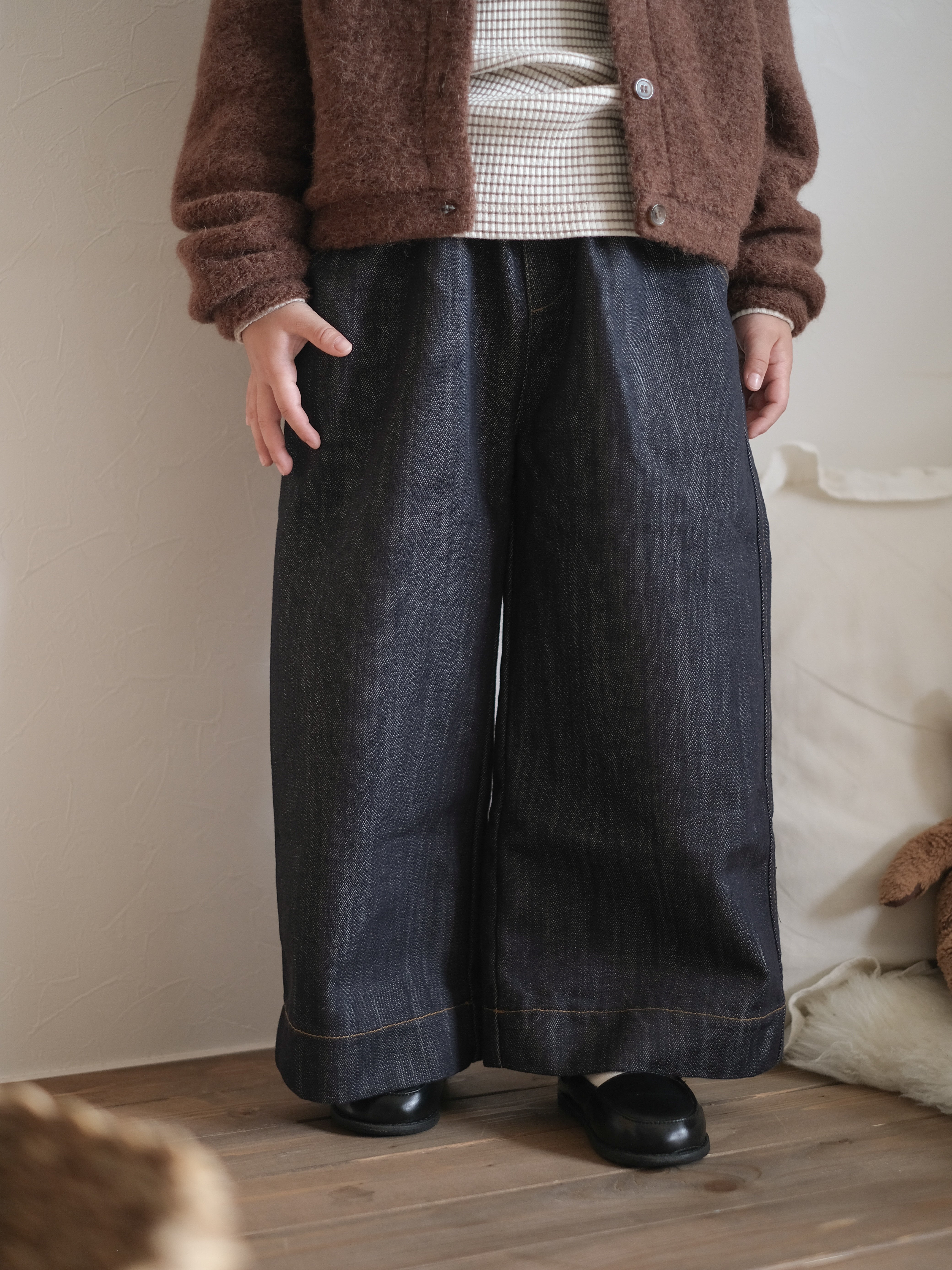 Soft denim pants