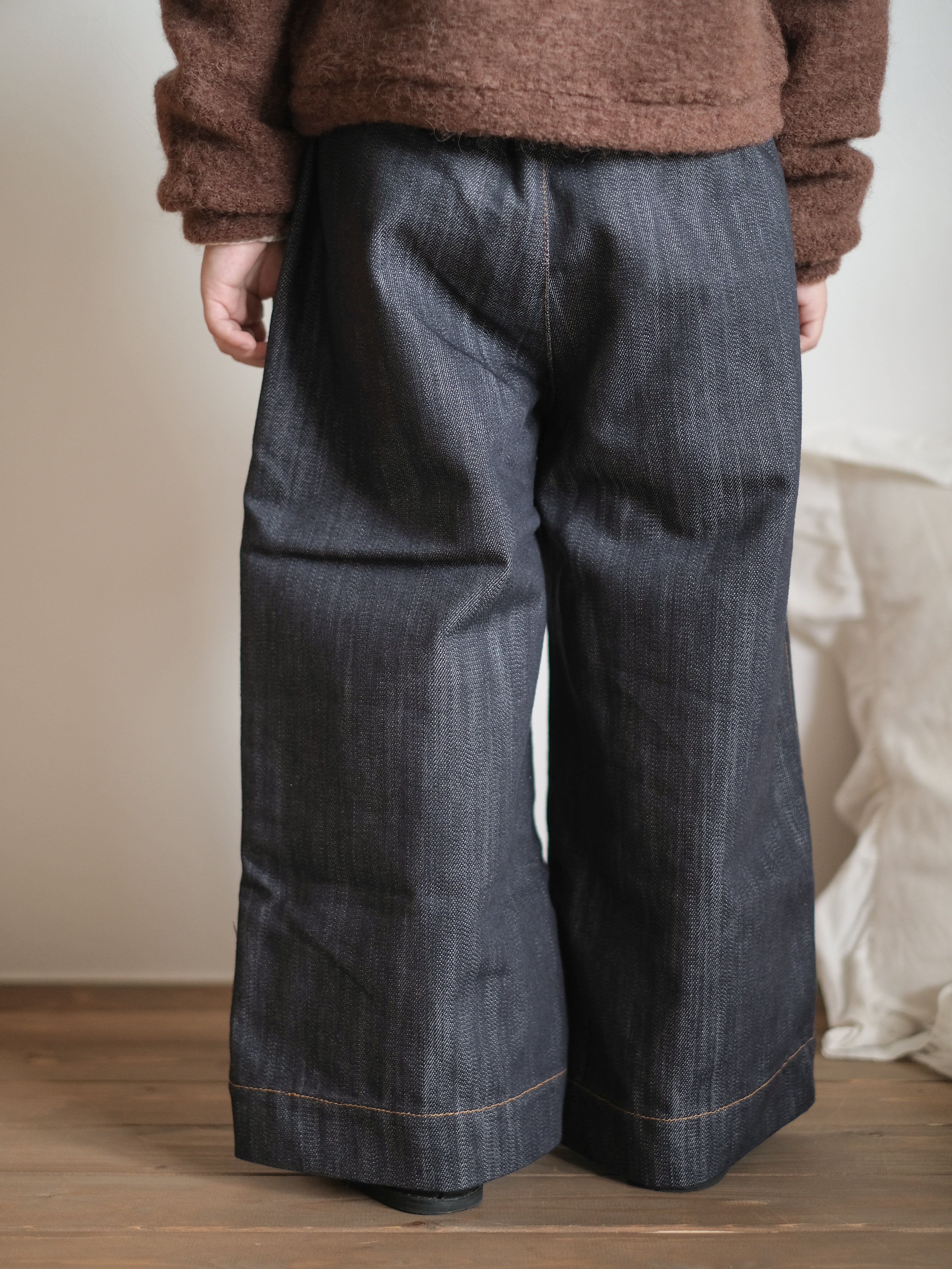 Soft denim pants